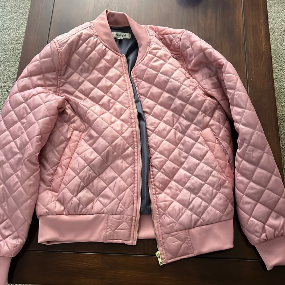 Pink jacket. Minimally worn